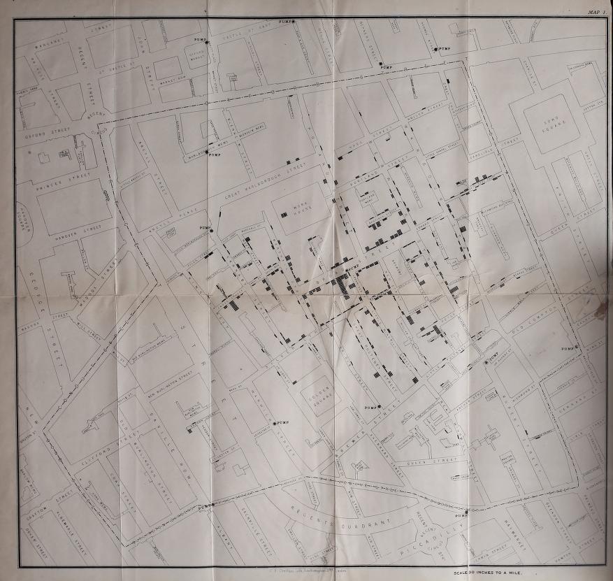 对撞机 | 约翰·斯诺的伦敦霍乱地图